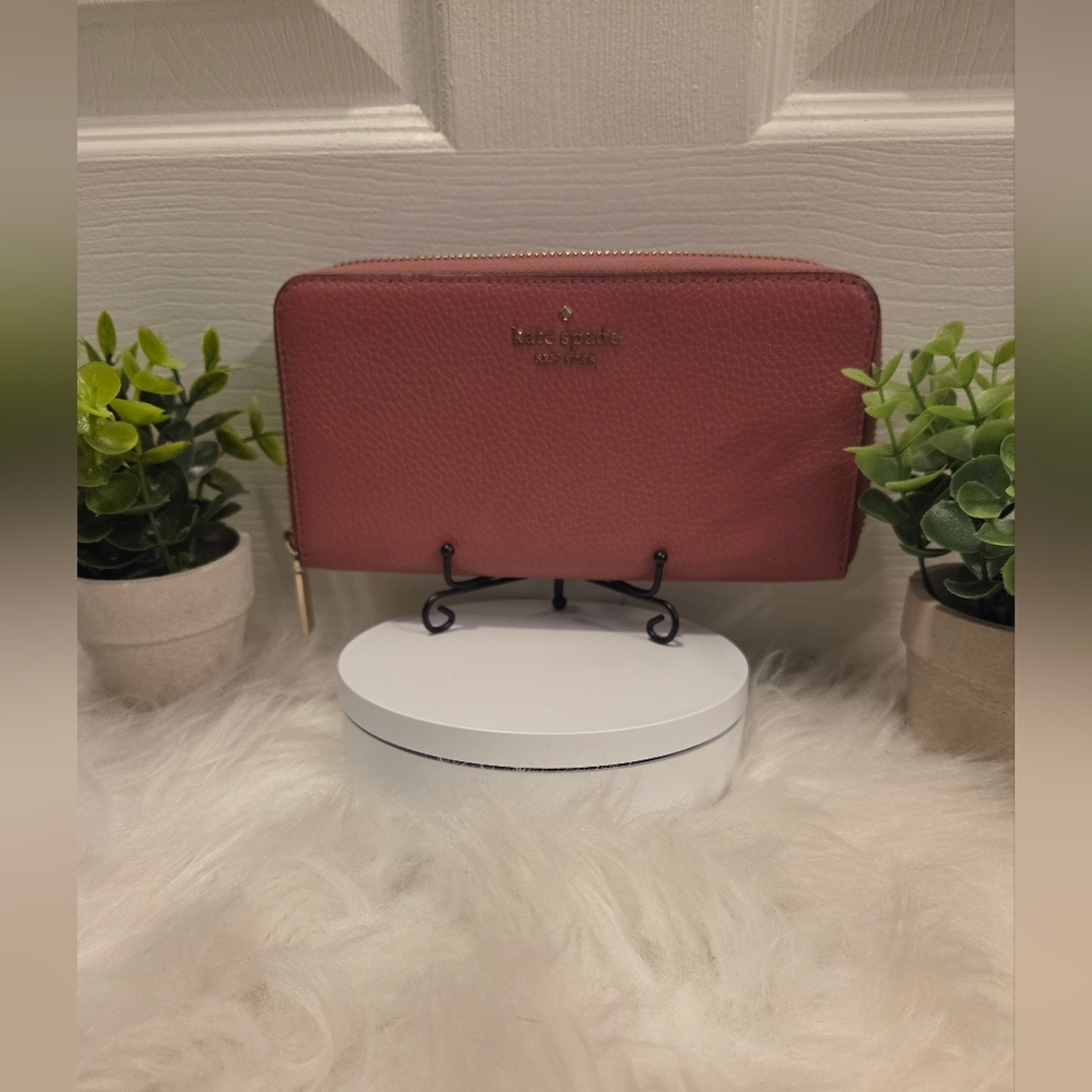 Kate Spade Pink Full Zip Wallet